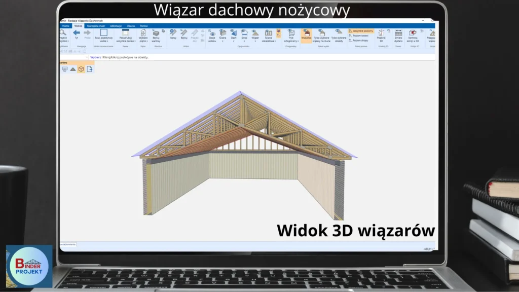 Geometria wiązara nożycowego