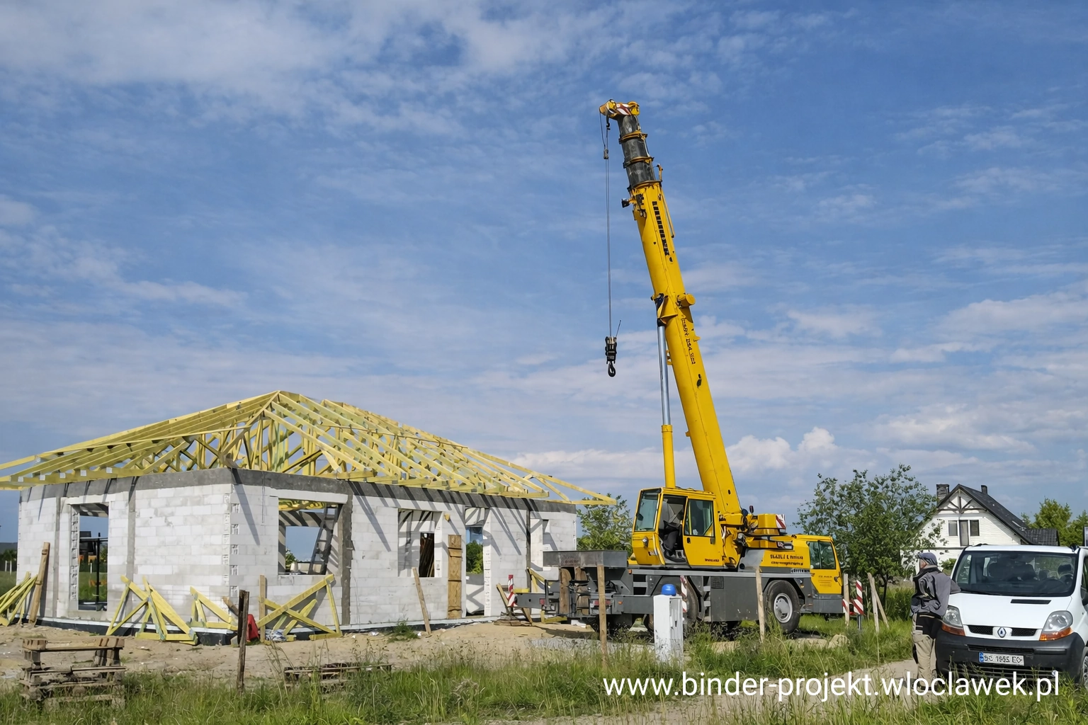 wiazary dachowe z dostawą i montażem